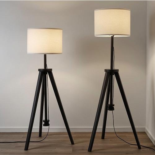 IKEA イケア フロアランプ ブラウン アッシュ ホワイト n50484854 LAUTERS_2