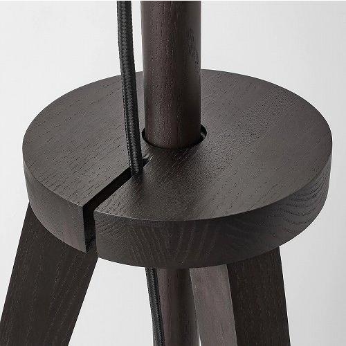 IKEA イケア フロアランプ ブラウン アッシュ ホワイト n50484854 LAUTERS_4