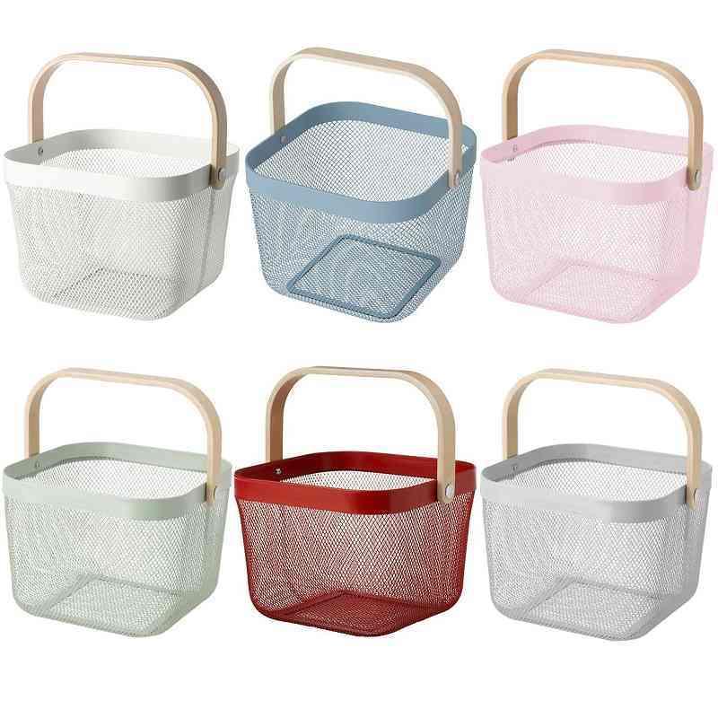 品質のいい IKEA イケア かご バスケット2個セット ホワイト