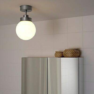 イケア（IKEA） シーリングランプ ステンレスカラー 直径15 n70431647
