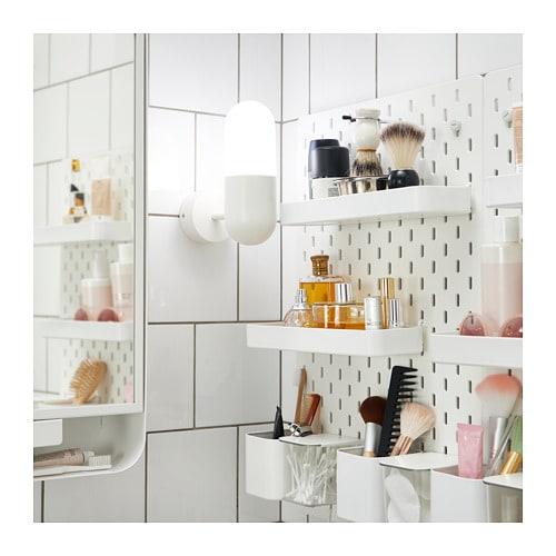 イケア（IKEA） 有孔ボード ホワイト 白 サイズ 36x56cm n80320804