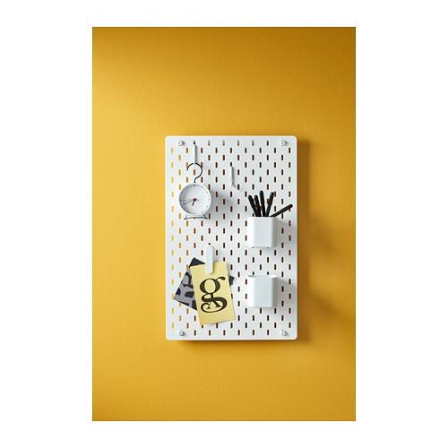 イケア（IKEA） 有孔ボード ホワイト 白 サイズ 36x56cm n80320804