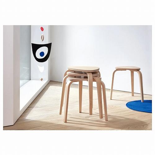 イケア（IKEA） スツール バーチ n80420040 KYRRE シルレ : 株式会社