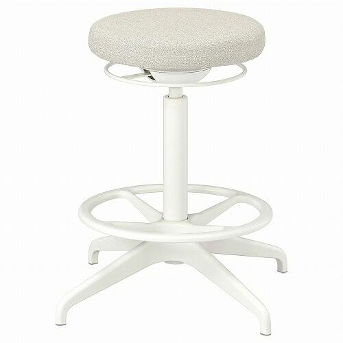 IKEA イケア LIDKULLEN リドクレン アクティブ シット/スタンド サポート, グンナレド ベージュ 昇降チェア ① LIDKULLEN Sit/stand support, Gunnared dark gray - IKEA