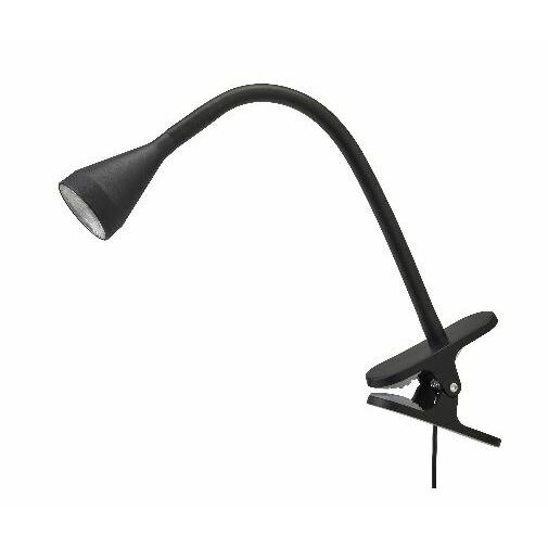 イケア（IKEA） LEDクリップ式スポットライト ブラック 黒 n80449883