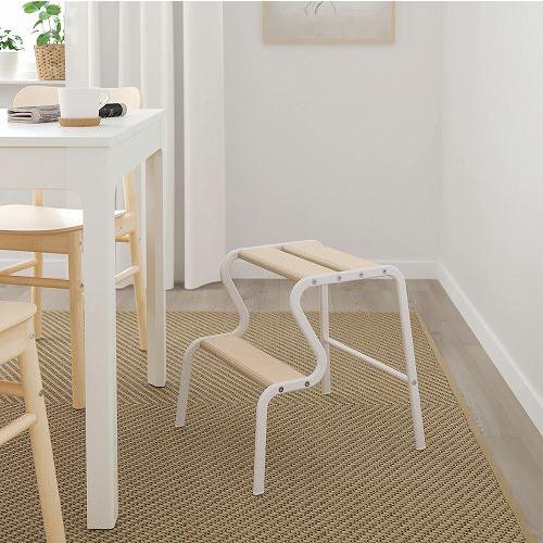 IKEA イケア ステップスツール ホワイト 白 バーチ 踏み台 n90442409 