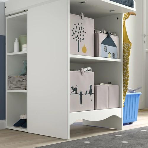 イケア（IKEA） おむつ替え台/本棚 シェルフユニット1台付き ホワイト