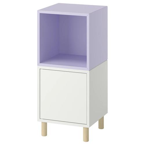イケア（IKEA） キャビネットコンビネーション 脚付き ホワイト ペール