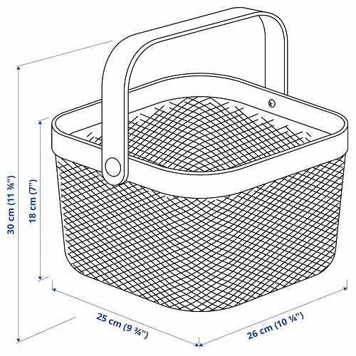IKEA イケア バスケット かご 25x26x18cm v0003 RISATORP リーサトルプ | イケア | 13