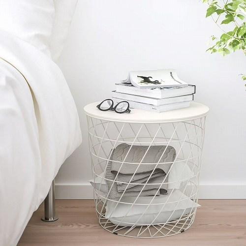 イケア（IKEA） リビングテーブル 収納付き 44cm v0007 KVISTBRO ク