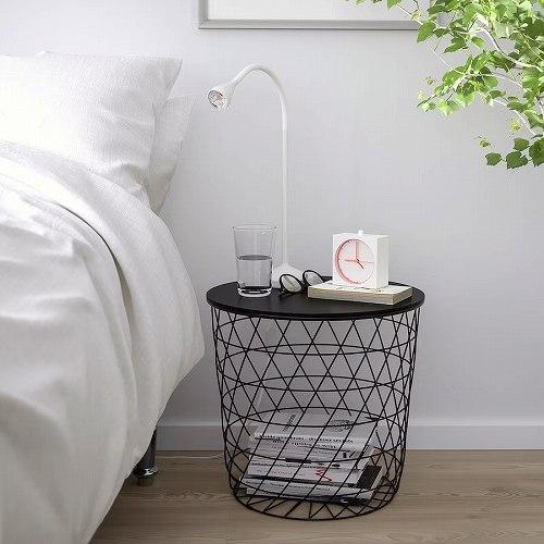 イケア（IKEA） リビングテーブル 収納付き 44cm v0007 KVISTBRO ク