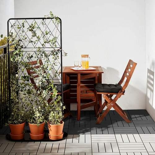 イケア（IKEA） フロアデッキ 屋外用 9 ピース v0010 RUNNEN ルッネン
