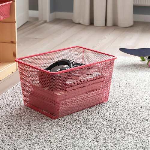 イケア（IKEA） TROFAST トロファスト メッシュ収納ボックス Mサイズ