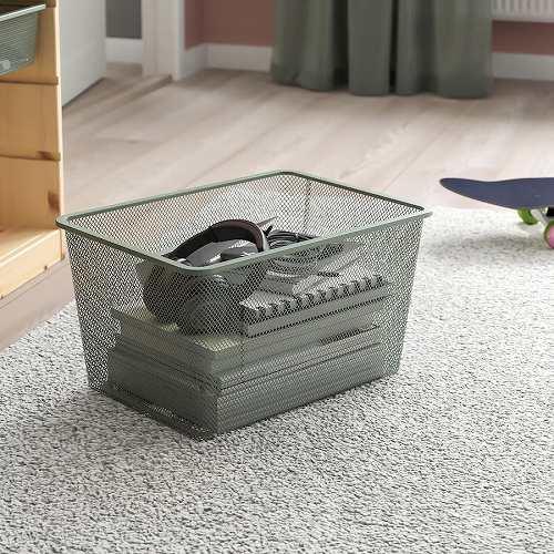 イケア（IKEA） TROFAST トロファスト メッシュ収納ボックス Mサイズ