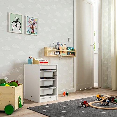 IKEA イケア TROFAST トロファスト 収納ボックス Sサイズ 42x30x10cm 