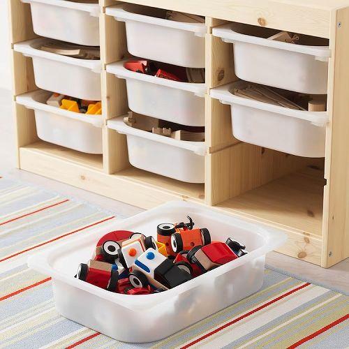 IKEA イケア 収納コンビネーション パイン ボックスSサイズx9個 