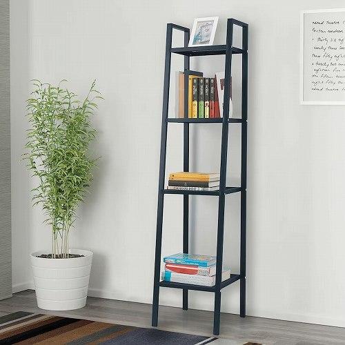 イケア（IKEA） シェルフユニット 35x148cm スチールラック 4段 v0036