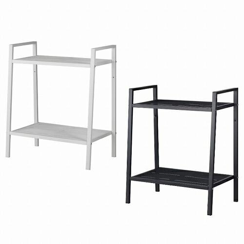 イケア IKEA シェルフユニット 60x70cm スチールラック 2段 イケア IKEA シェルフユニット 60x70cm スチールラック 2段