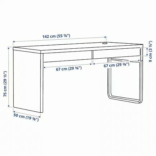 IKEA イケア デスク 142x50cm v0040 MICKE ミッケ | イケア | 10