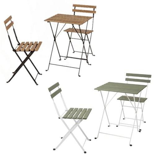イケア（IKEA） 【セット商品】IKEA 折りたたみ式テーブル&チェア2脚