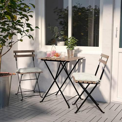 イケア（IKEA） 【セット商品】IKEA 折りたたみ式テーブル&チェア2脚