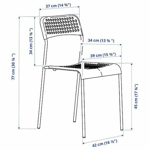 イケア（IKEA） 【セット商品】IKEA チェア 4脚セット v0053 ADDE