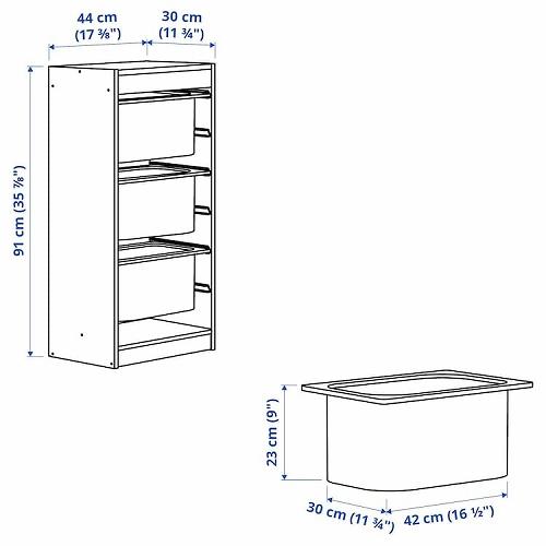 イケア（IKEA） 【セット商品】IKEA 収納コンビネーション パイン