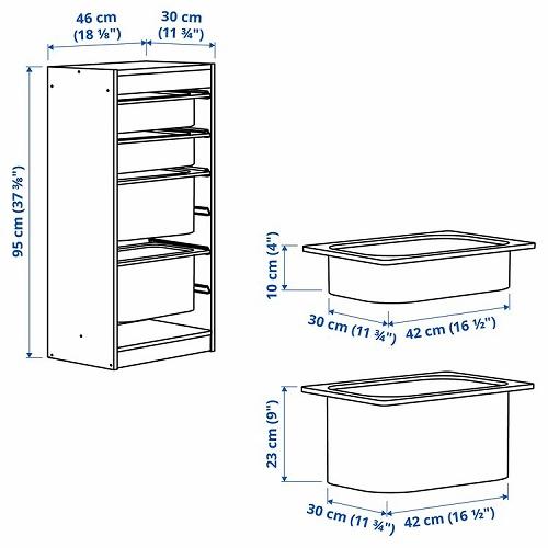 イケア（IKEA） 【セット商品】IKEA 収納コンビネーション ホワイト