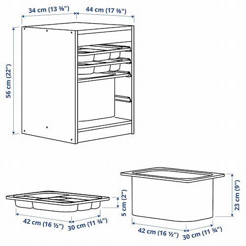 イケア（IKEA） 【セット商品】IKEA 収納コンビネーション ホワイト