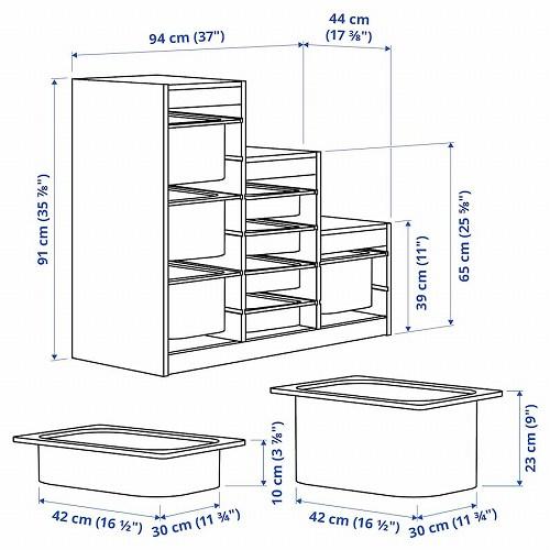 イケア（IKEA） 【セット商品】IKEA 収納コンビネーション パイン