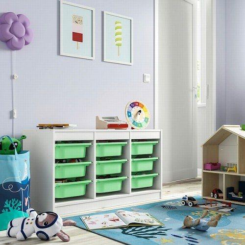 イケア 【新商品 セット】IKEA 収納コンビネーション ホワイト