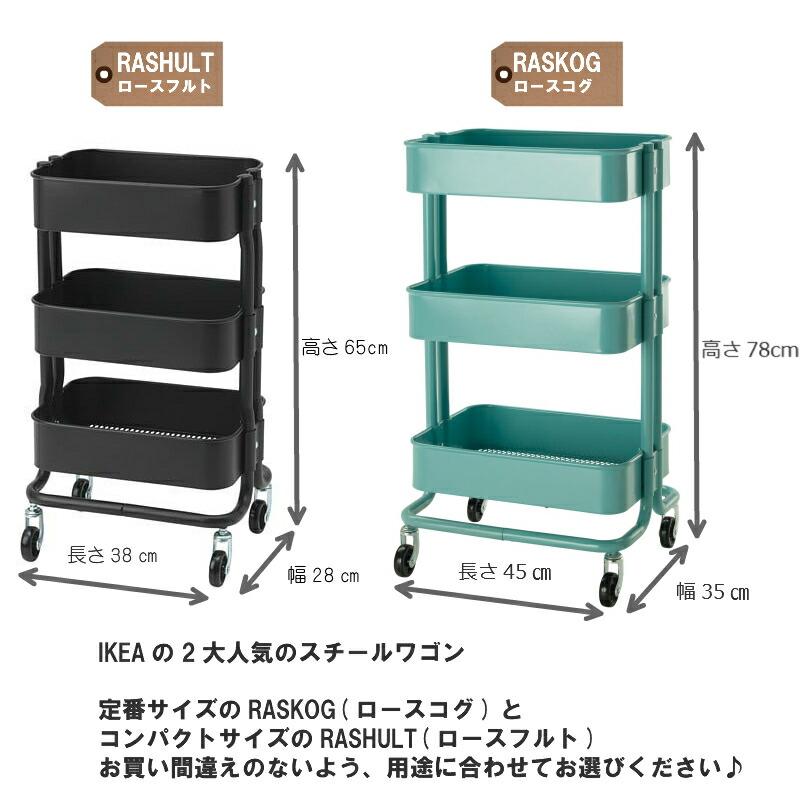 IKEA イケア RASHULT ロースフルト キッチンワゴン コンパクト v0911 3 