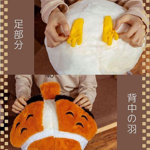 Star Clair 【2種展開】 シマエナガ スズメぬいぐるみ大 ふわふわ