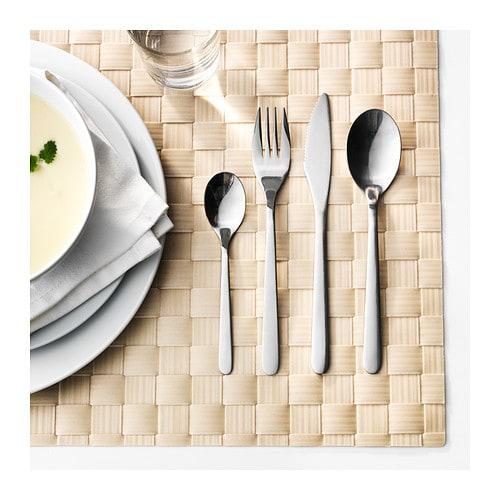 イケア（IKEA） カトラリー24点セット ステンレススチール z10177569