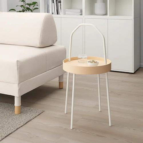 イケア（IKEA） サイドテーブル ホワイト 白 z20340391 BURVIK ブール