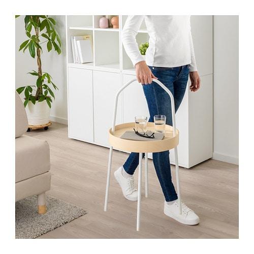 イケア（IKEA） サイドテーブル ホワイト 白 z20340391 BURVIK ブール