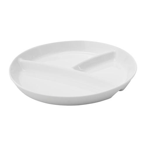 イケア（IKEA） プレート ホワイト 白 22cm 仕切り皿 z60321079
