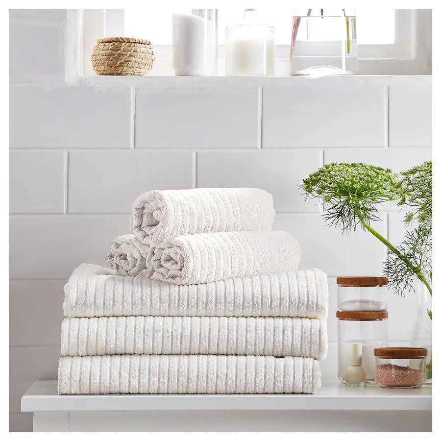 イケア（IKEA） イケアバスタオル ホワイト 白 70x140cm z60350986