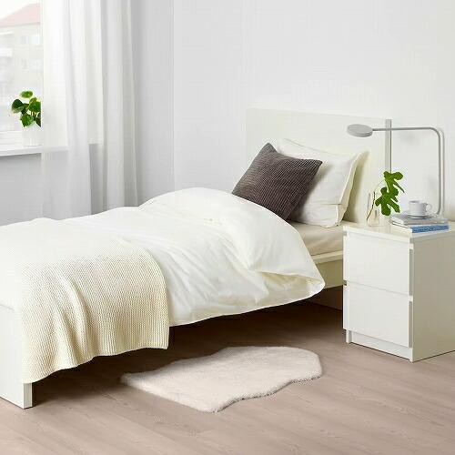 IKEA ラグ イケア IKEA ラグ ホワイト 白 55x85cm z80420243 TOFTLUND