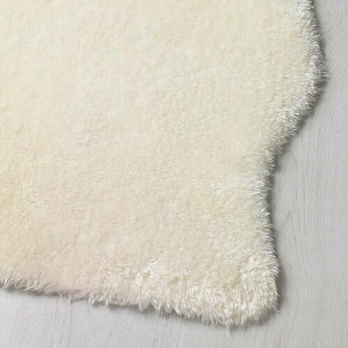 イケア（IKEA） ラグ ホワイト 白 55x85cm z80420243 TOFTLUND