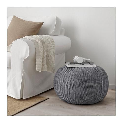 イケア IKEA プーフ グレー 41x56cm z90385319 SANDARED
