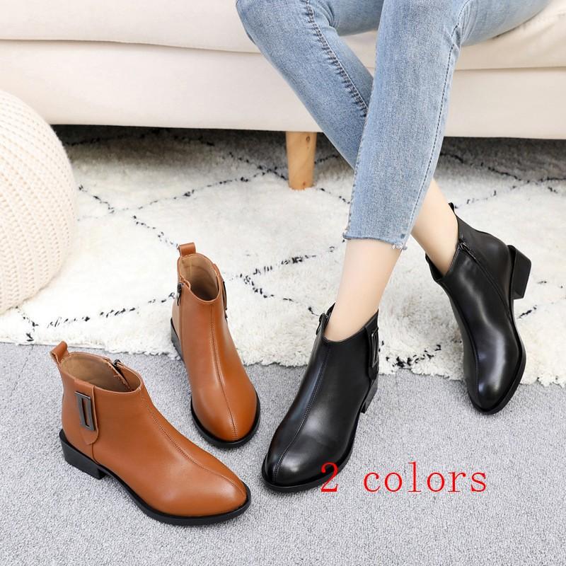 本革 ショートブーツ サイドゴアブーツ レディース フラットシューズ ローヒール 疲れにくい 履きやすい 靴 おしゃれ シンプル 春秋冬 カジュアル Jp21 クレア 通販 Yahoo ショッピング