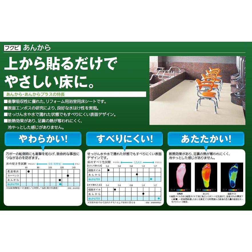 あんから　本体　1,800mm　1m　色：ピンク　AK010P　×　1巻入り　49363963　フクビ