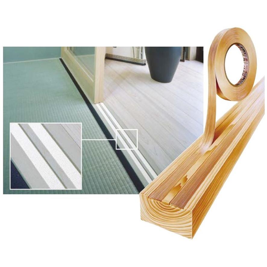 敷居すべり HiDX型 W:21mm × 20m / 1巻 色:こげ茶 断面形状:C 敷居すべり HiDX型 W:21mm × 20m / 1巻 色:こげ茶 断面形状:C