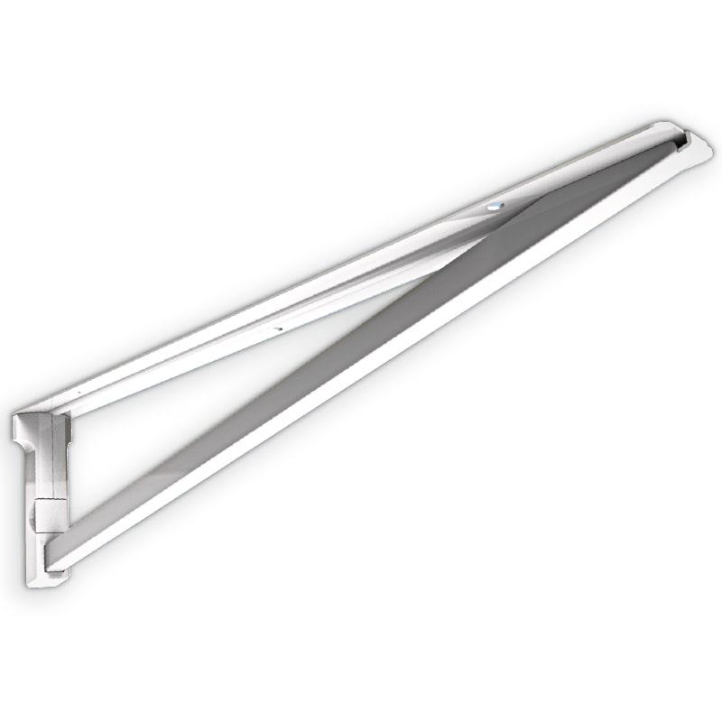 ＳＰＧ　ＳＵＳ棚柱用背面ブラケット, ＬＳ−７５１Ｗ　ホワイト, 119-0155 | 