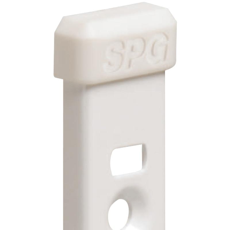 ＳＰＧ棚柱エンドキャップ, ＬＳ−ＥＣＨ　ホワイト, 119-0290 | 