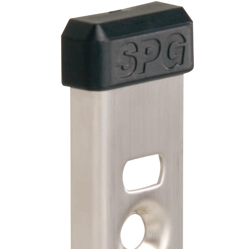 ＳＰＧ棚柱エンドキャップ, ＬＳ−ＥＣＢ　ブラック, 119-0295 | 