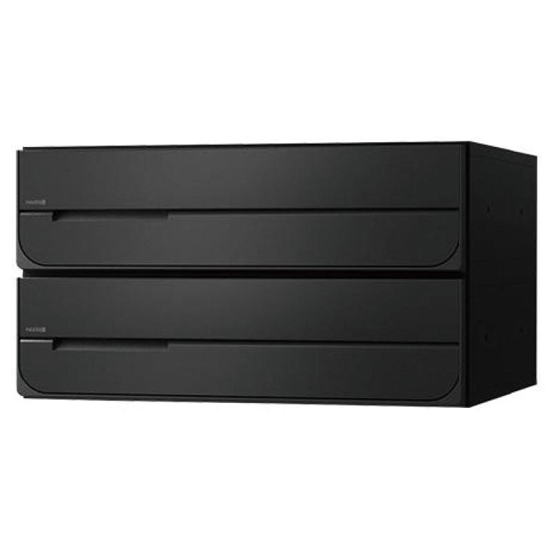 Ｄ−ＡＬＬ集合ポスト　前入後出, ＫＳ−ＭＢ４１０２ＰＵ−３ＬＫ−ＢＫ３段　ブラック, 236-0940 | 