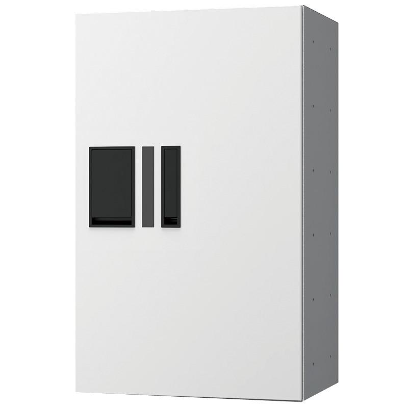 ナスタ小型宅配ボックス防滴型Ｈ６００, ＫＳ−ＴＬＰ３６Ｒ６ＡＮ−ＢＫ（捺印付）, 236-1180 | 