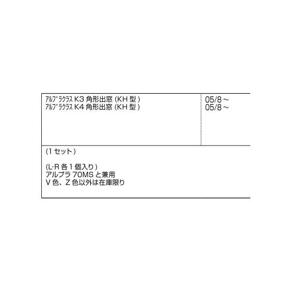 下枠コーナーブロック / 1セット入り 部品色：マイルドバーチ 28CY1475 交換用 部品 新日軽 LIXIL リクシル TOSTEM トステム |  | 01